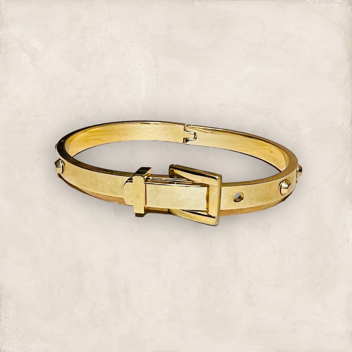 Belt Stainless Steel Gold Bangle