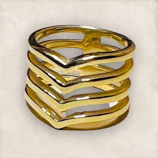 Gold Stainless Steel Ring