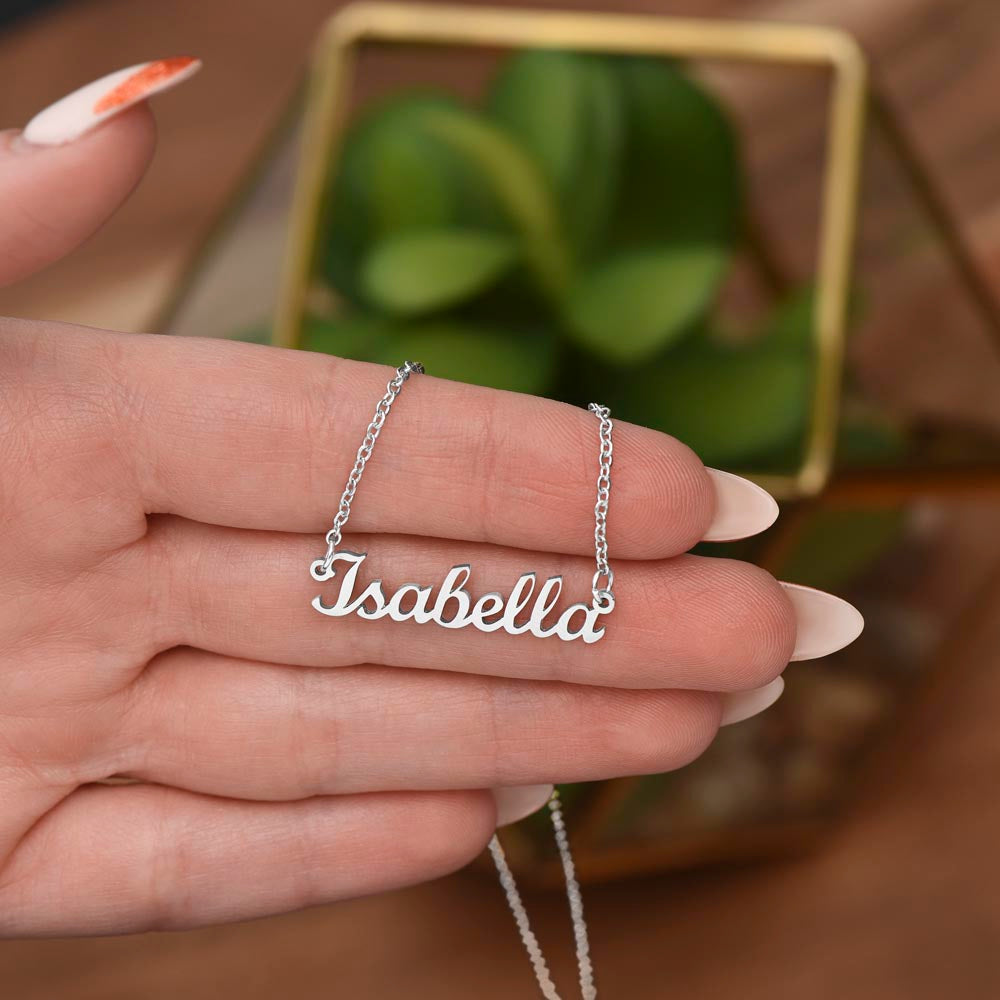 Stainless Steel Name Personalized Necklace