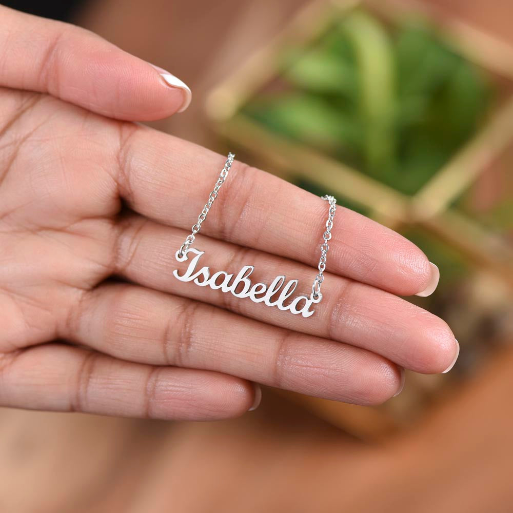 Stainless Steel Name Personalized Necklace