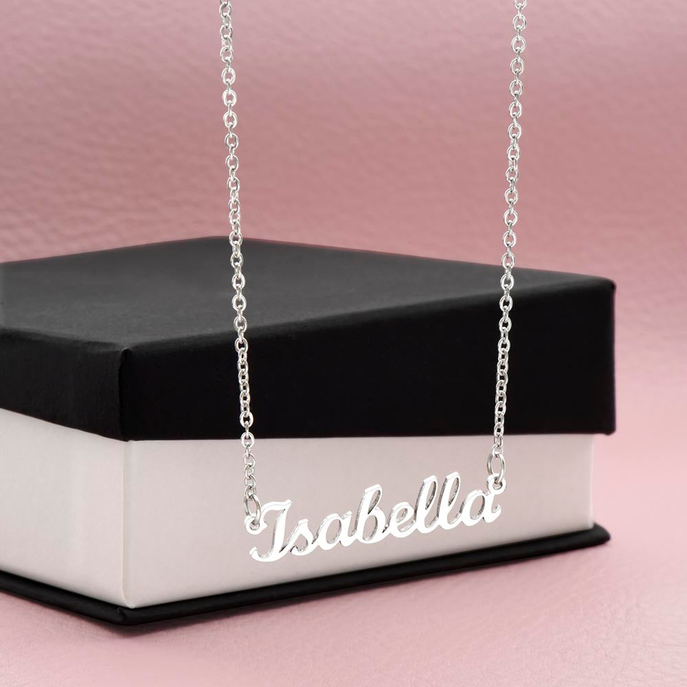 Stainless Steel Name Personalized Necklace