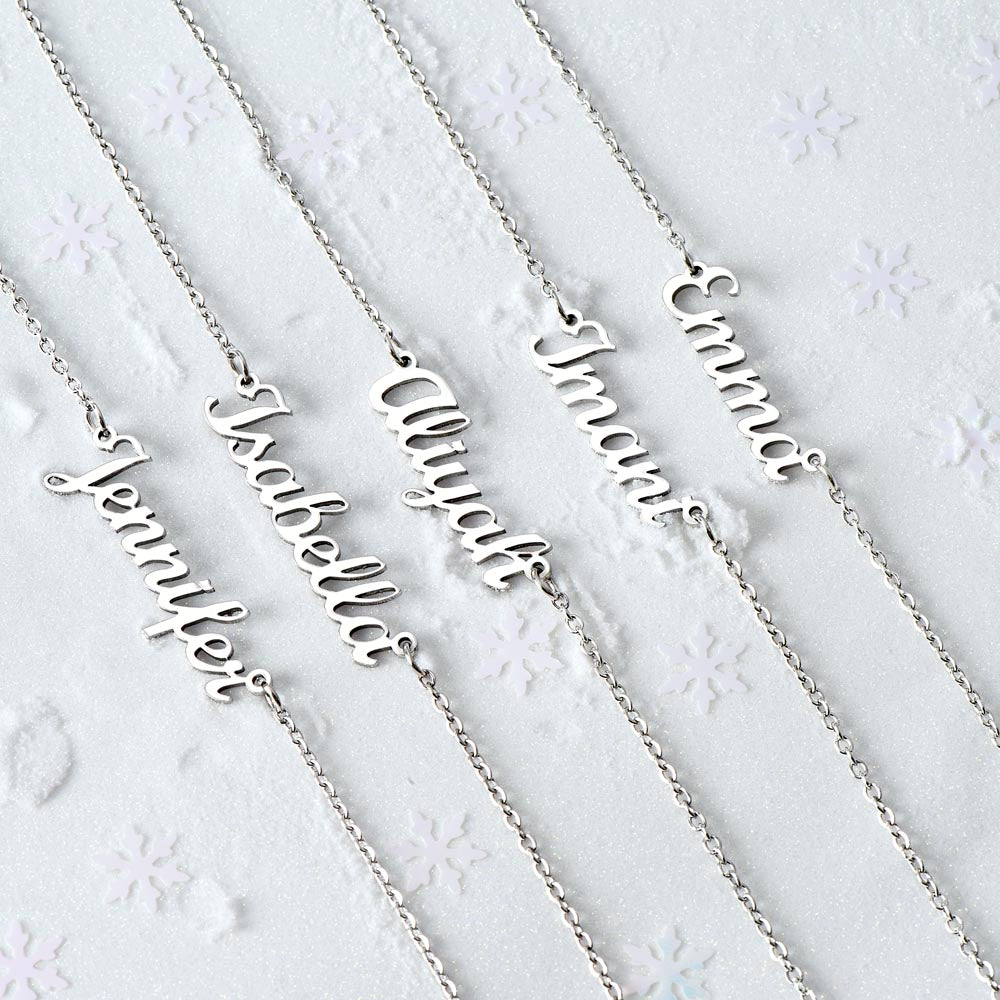 Stainless Steel Name Personalized Necklace