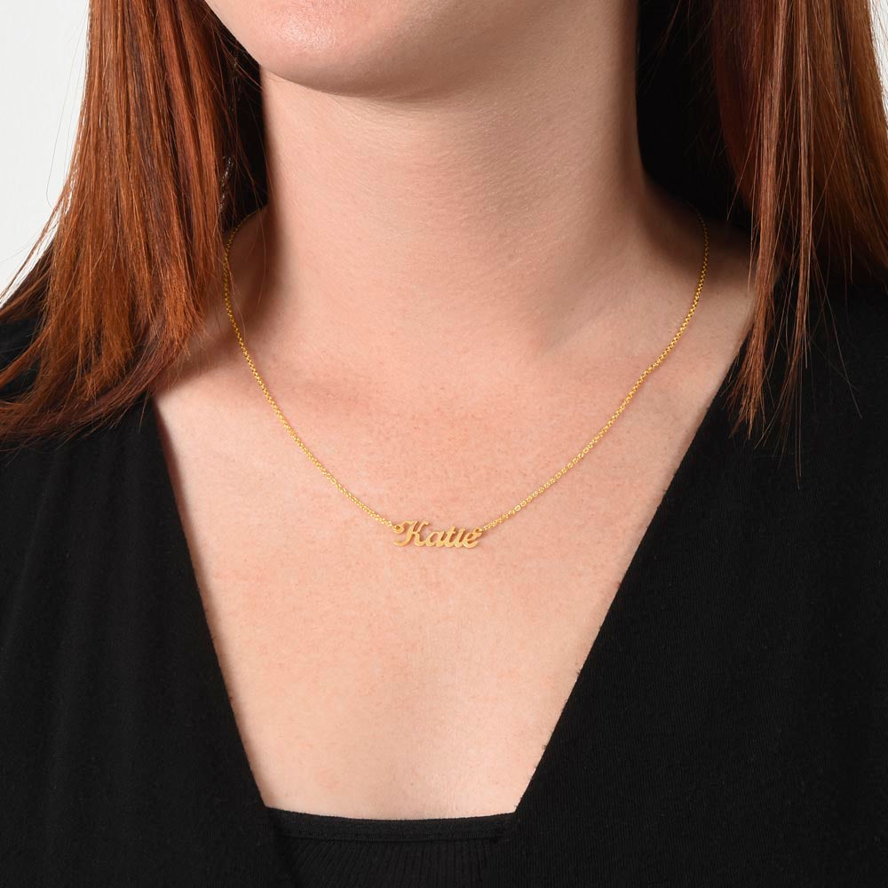 Stainless Steel Name Personalized Necklace