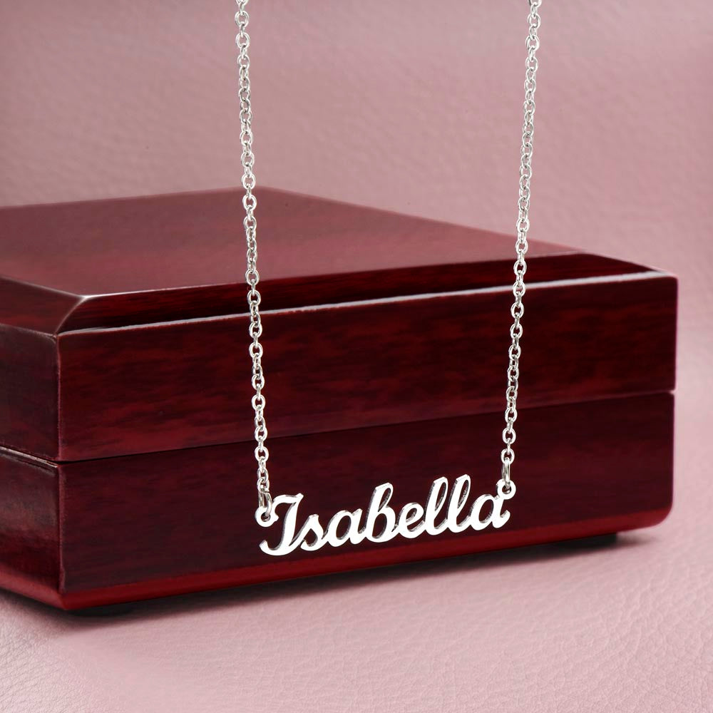 Stainless Steel Name Personalized Necklace